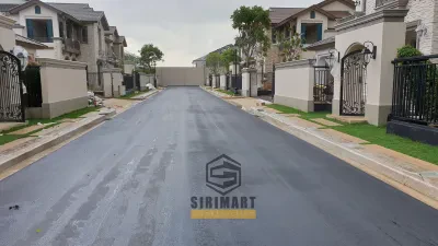 งานลาดยางมะตอย ถนนหมู่บ้านนันทวัน — ภาพที่ 3